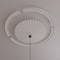 Ekena Millwork 70 1/2-in. OD x 61 3/8-in. ID Ceiling Ring with 47 5/8-in. OD Ceiling Medallion Shakuras Accent Kit CRM70BE48SH - alternate 2